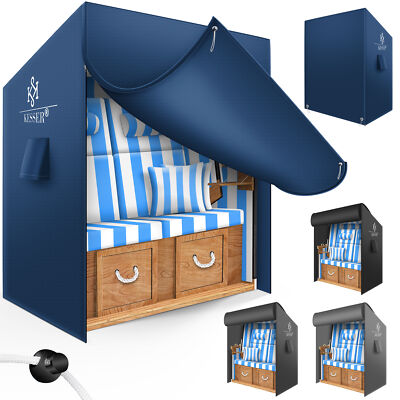 KESSER  Premium Strandkorb Schutzhülle Winterfest & UV-Beständig Strandkorbhülle