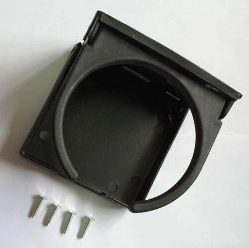 PONTTOR Getränkehalter, klappbar, schwarz, Boot Wohnmobil Wohnwagen Auto