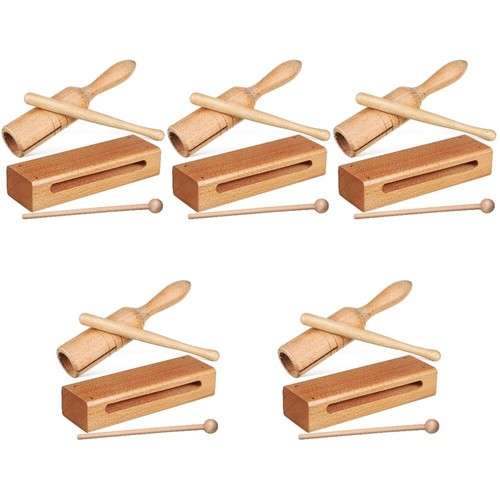 5 Pack Percussion Instrument Set Toy Musical Instruments Shaker Tapping ...