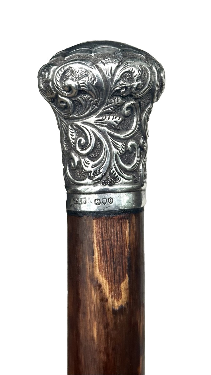 イギリスアンティーク｜スワガー・スティック Vintage Antique England Child Sterling Silver Swagger Knob Walking