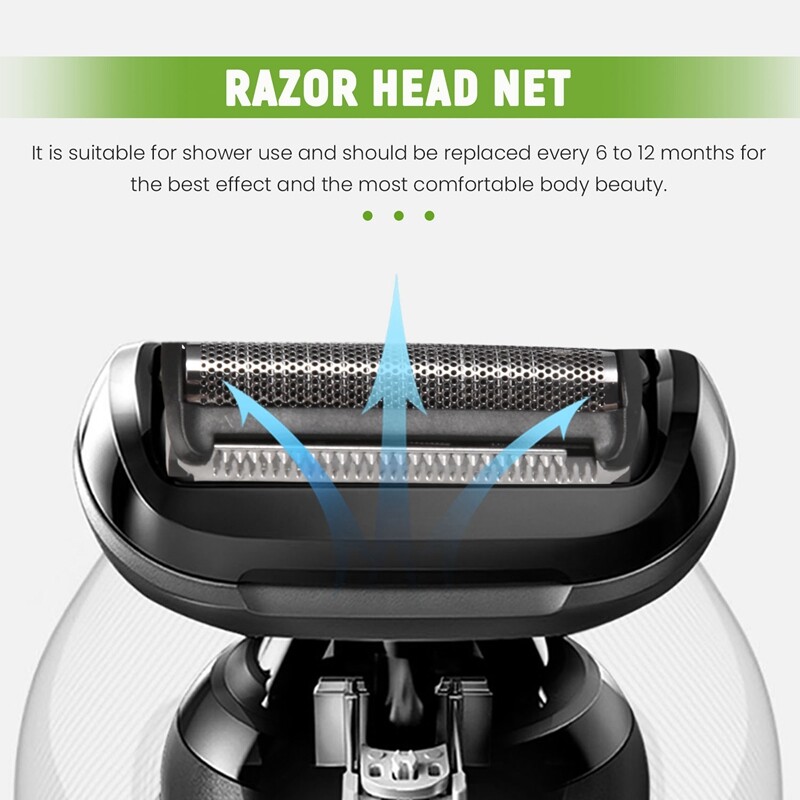 5 Pack Trimmer Shaver Head Foil Replacement for Bodygroom BG2000