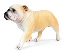 Bulldog arancione cane animale giocattolo PVC action figure bambini giocattoli festa regali