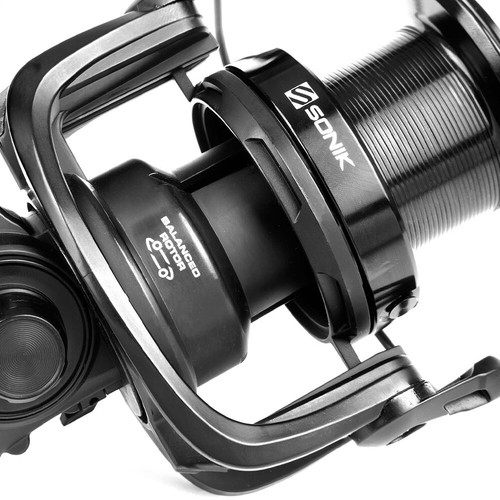 Carrete Sonik Xtractor+ FS6000 LC Freespool LARGO CAST Cebo Corredor Pesca de Carpa - Imagen 3 de 8
