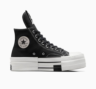 Converse x Rick Owens DRKSHDW DBL DRKSTAR CHUCK 70 HIGH BLACK 