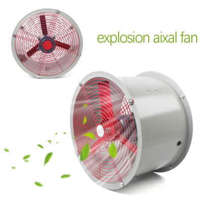 16''Explosion-proof Axial Exhaust Fan 1450rpm Spray Booth Paint Fumes Exhaust Fan