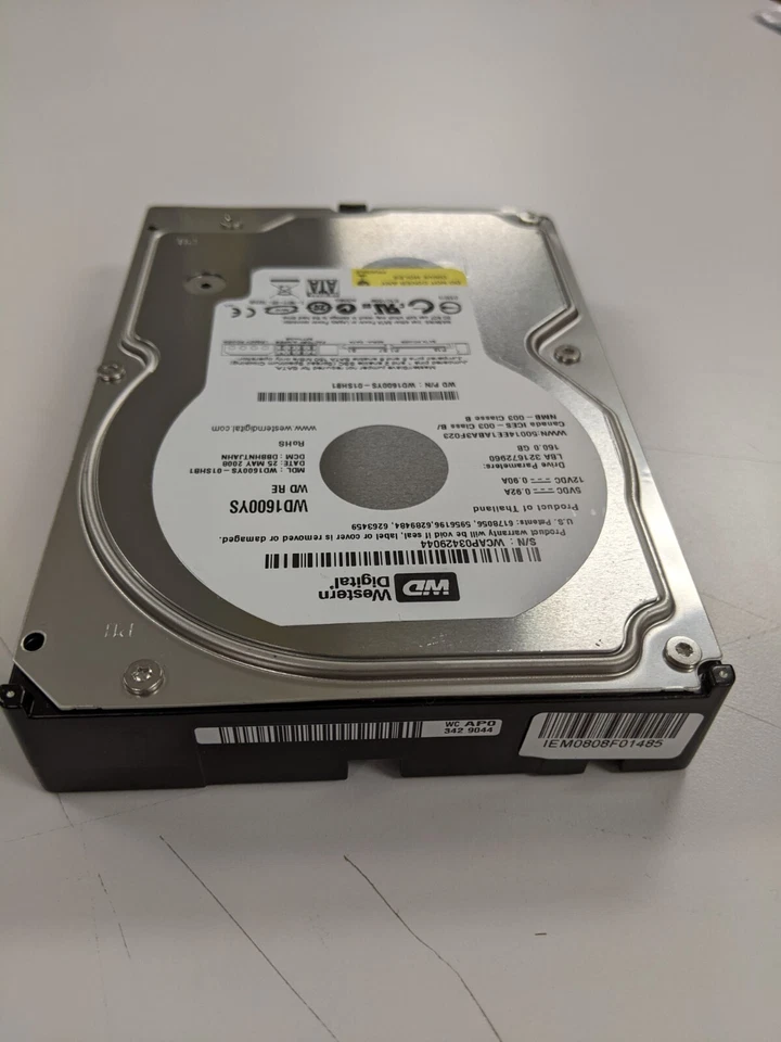Western Digital WD1600YS-01SHB1 160GB 3.5" SATA Internal Hard Drive Excellent! - Image 2 of 4