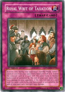 Royal Writ of Taxation - POTD-EN054 - Common - 1st Edition x3 - Lightly Played