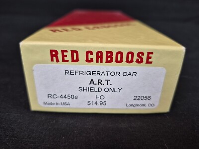 HO RED CABOOSE RC-4450E A.R.T.  REFRIGERATOR CAR #22056 SHIELD ONLY