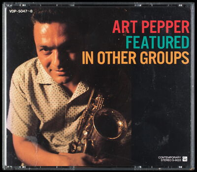 ART PEPPER - Featured In Other Groups - 1987 Japan 2 CDs