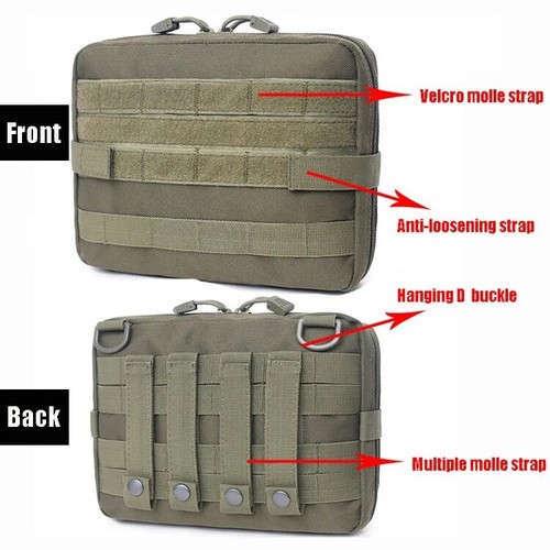 Bolsa Militar Bolsa Médica EMT Cubierta Paquete Táctico Exterior Camping Caza EE. UU. - Imagen 4 de 17