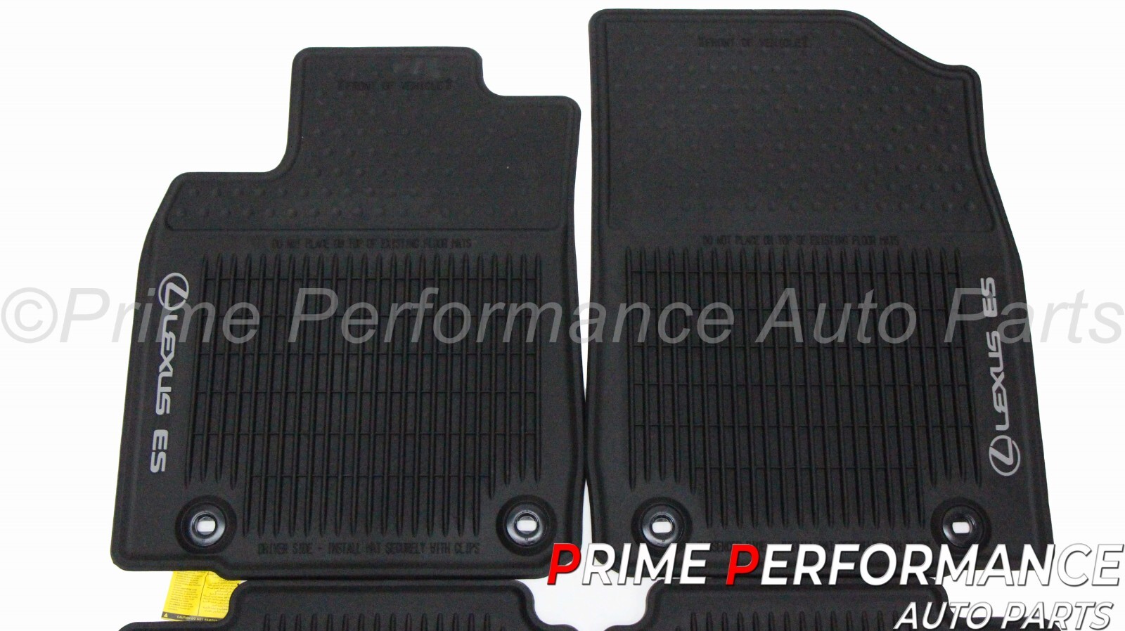 Lexus ES350 ES300H 20162018 Genuine Black All Weather Rubber Floor Mat