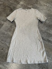 Reformation Jeans Ribbed Bodycon Mini Dress Tan Gray Women’s Medium M Short