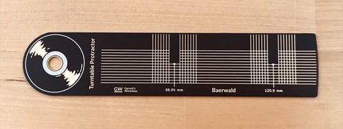 Outil de tracteur d'alignement de platine tournante BAERWALD + STEVENSON pour style d'enregistrement phono - Photo 3/6