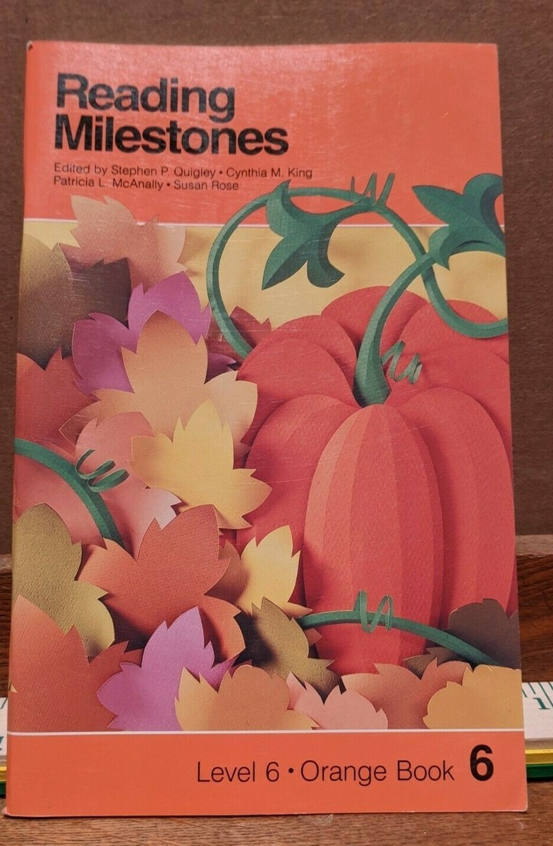 Reading Milestones 2nd Edition Level 6 Orange Book Readers