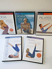 Lot of 5 Gaiam Pilates DVD Workout Weight Loss Conditioning Cardio FREE SHIP