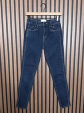 Current / Elliott Jeans 24 Womens Blue Skinny Micro Stretch Dark Wash Denim