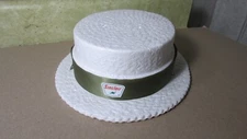 Vintage Sinclair Oil Foam Styrofoam Hat w/ Ribbon 1960s