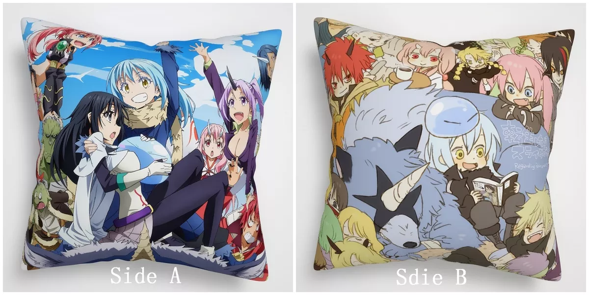 Decorative Tensei shitara Slime Datta Ken Pillow Cover Anime