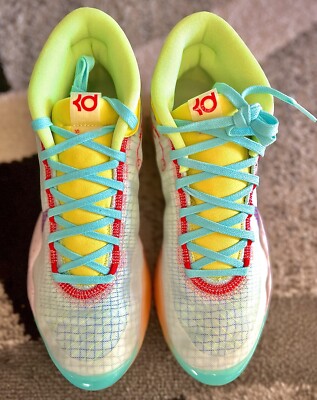 Size 9.5 - Nike Zoom KD 12 EYBL Peach Jam for sale online | eBay