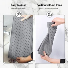 Silicone Draining Board Mat Dish Drying Mat Folding Draining Mat Pad Drainer Mat