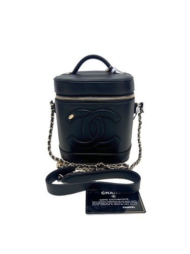 Authentic Chanel Calfskin Black Gold-Tone eBay AG