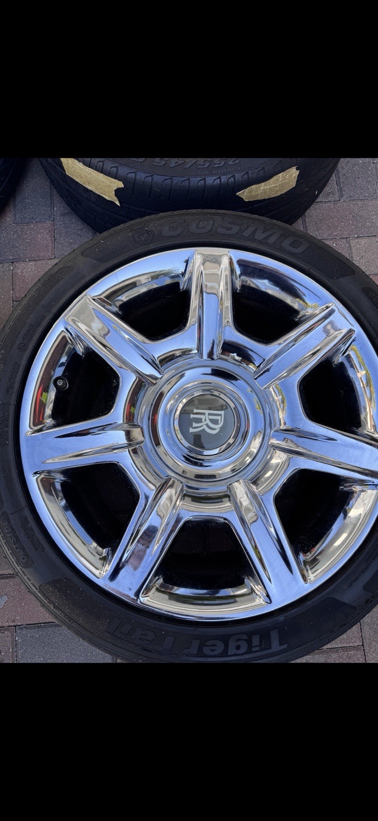 4- Rolls Royce OEM, 2018 Ghost, 21 Inch With A 5x120 Lug Pattern