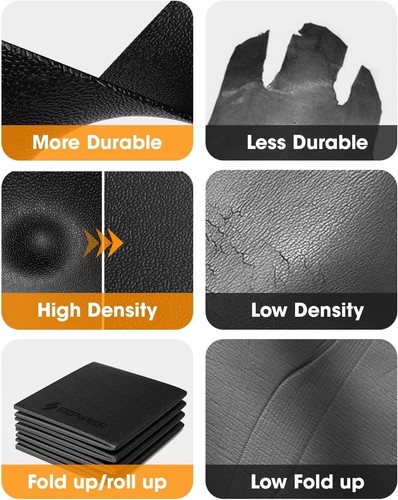 Foldable Treadmill Mat Walking Pad Floor Protector High Density 1/4 Inch - Picture 7 of 7