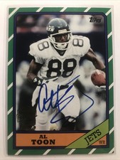 Al Toon 2013 Topps Archives Fan Favorites AUTO JETS 1986 RC AUTOGRAPH SP RARE!!