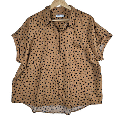 Sonoma Animal Print Shirt Women XXL Soft Lightweight Cozy Top