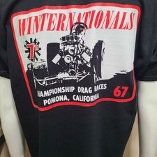 Vintage Gasserdragnascar Race T-shirt 1967 Winternationals Pomona California