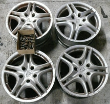 Satz Alufelgen 8Jx18H2 ET57 5x130 + Radschlösser Porsche Cayenne 9PA 7L5601025S