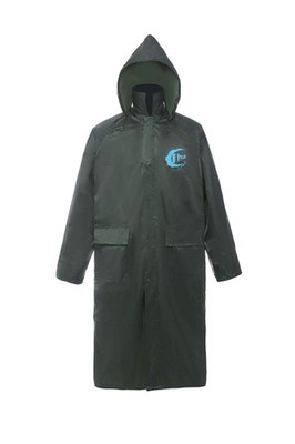 Flycam Erwachsene Regenmantel, lang, wasserdicht, mit Kapuze, Regenjacke und ...