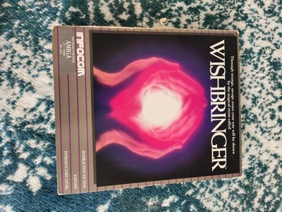 Infocom	Wishbringer game Amiga 1985 vintage complete w/ stone