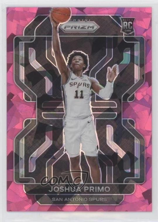 2021-22 Panini Prizm Pink Ice Prizm Joshua Primo #298 0t28