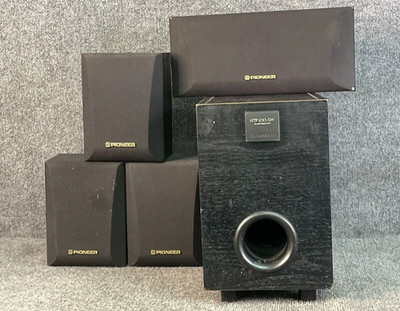 Vintage Pioneer HTP100-SW Subwoofer Speaker Set Center Surround Sound