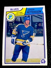 1983-84 O-Pee-Chee #318 Jorgen Pettersson - Blues (A)