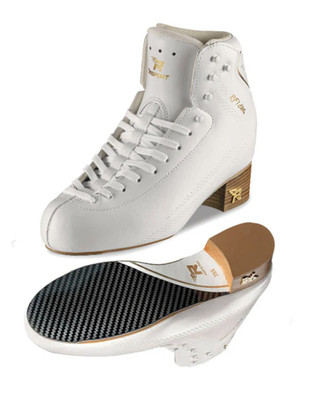 Risport RF1 boots - Ice, InLine and Roller Figure Skating boots - White/Black