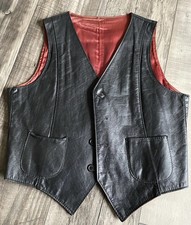 Vintage Universal Leather Genuine Leather Vest