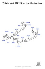 Land Rover Catalytic Converter Range Rover 4.2 Supercharged 4x4 Genuine