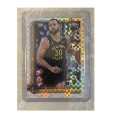 Topps Chrome Stephen Curry Golden State Warriors 2025 X-FRACTOR  