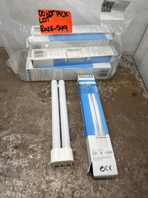 lot of 10 -- RAYMOND 591-591/001 Philips Lighting 35932-3 - PL-L 18W/835/4P