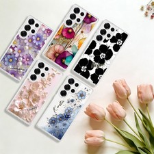 For Samsung Galaxy S25 Ultra S26 A17 A26 Flower Print Case Custom Magnetic Cover
