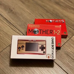 Nintendo Game Boy Micro Console Mother 1+2 3 Super Mario Bros 20th Famicom color