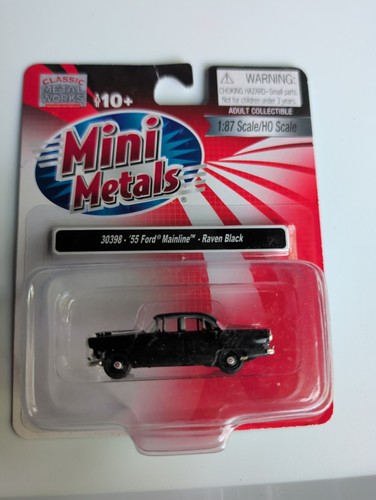 CMW Mini Metals 30398 55 Ford Mainline Raven Negro Escala HO | Zustand: New