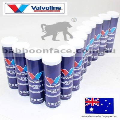 12 Valvoline VALPLEX EP2 NLGI 2 Grease 450G 0707.82 Cartridge Automotive Chassis
