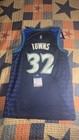 Karl-Anthony Towns Signed Timberwolves Jersey PSA COA City Edition Size 50