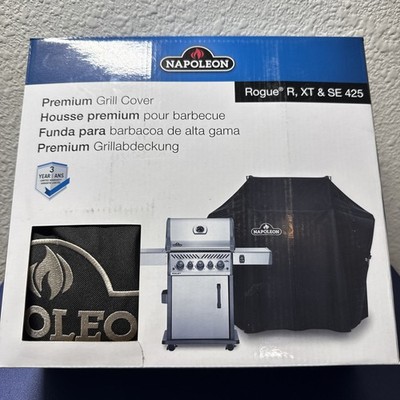 NAPOLEON Rogue 425 Series 52-Inches W x 48-Inches H Black Gas grill Cover