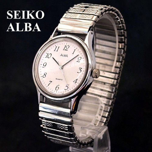 Seiko Alba Ladies Silver Watch Dress Style, Used