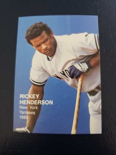 Rickey Henderson New York Yankees 1988 Classic Superstars Photos #18
