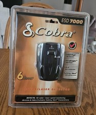 Cobra ESD 7000 6-Band Radar Laser Detector - NEW-SEALED - 360 Detection